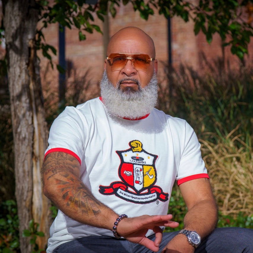 Kappa White Chenille Crest Ringer Premium Shirt