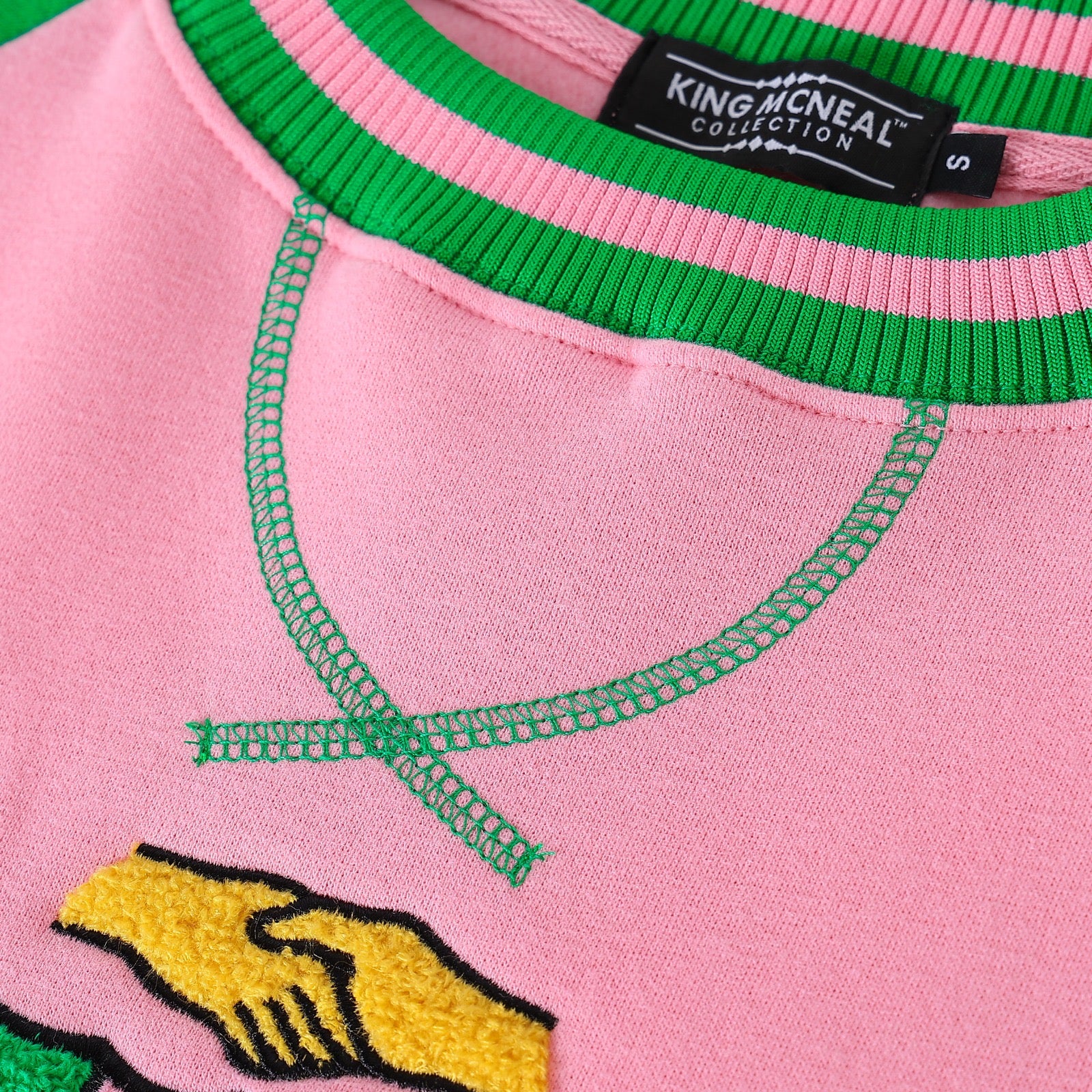 AKA Pink Crest Chenille Crewneck (Unisex Size)