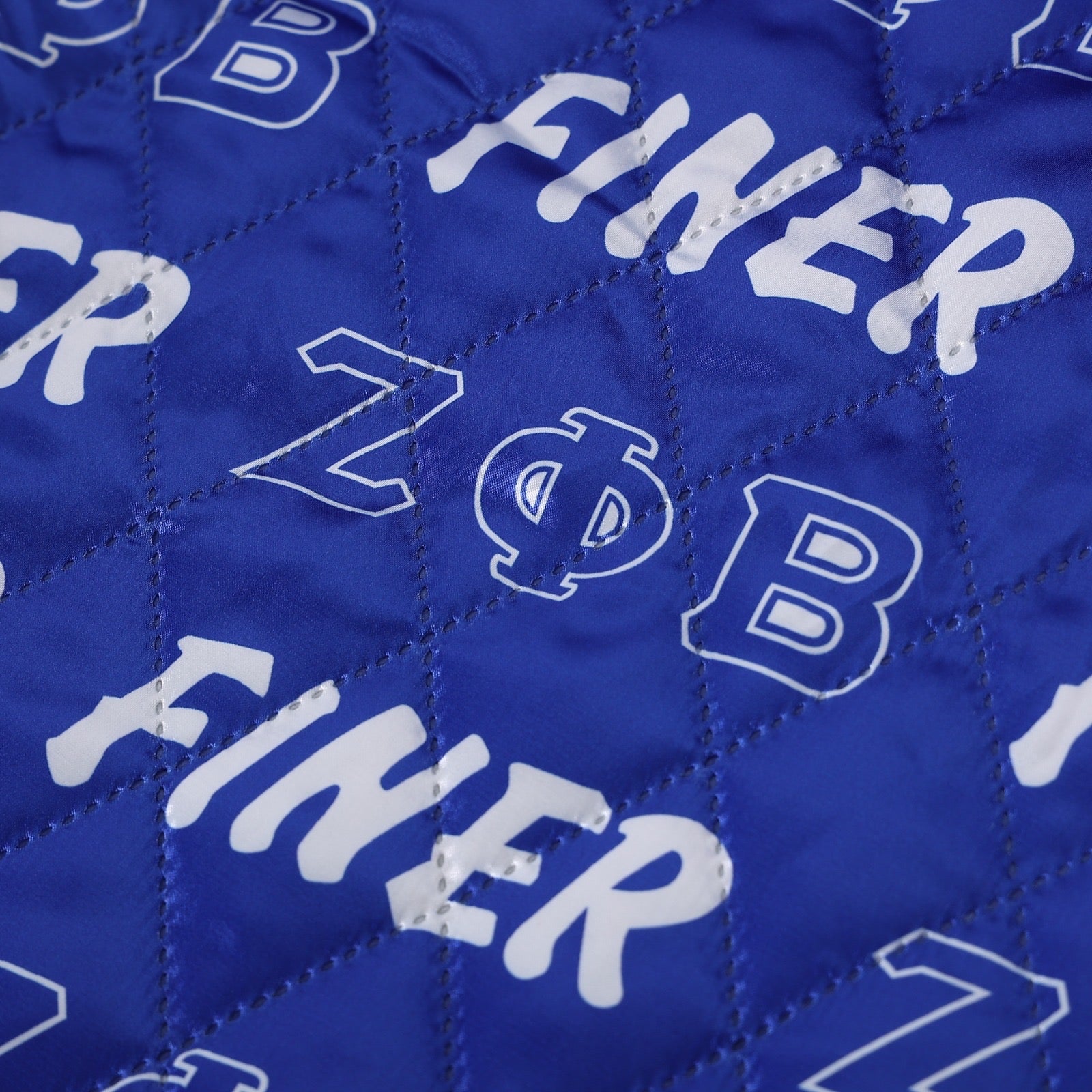 Grey Zeta Bomber Jacket Custom Lining