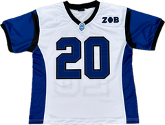 Zeta White Football Jersey