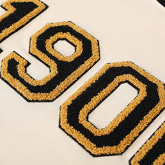 1906 Chenille Neutral and Black Alpha Ringer Premium Shirt