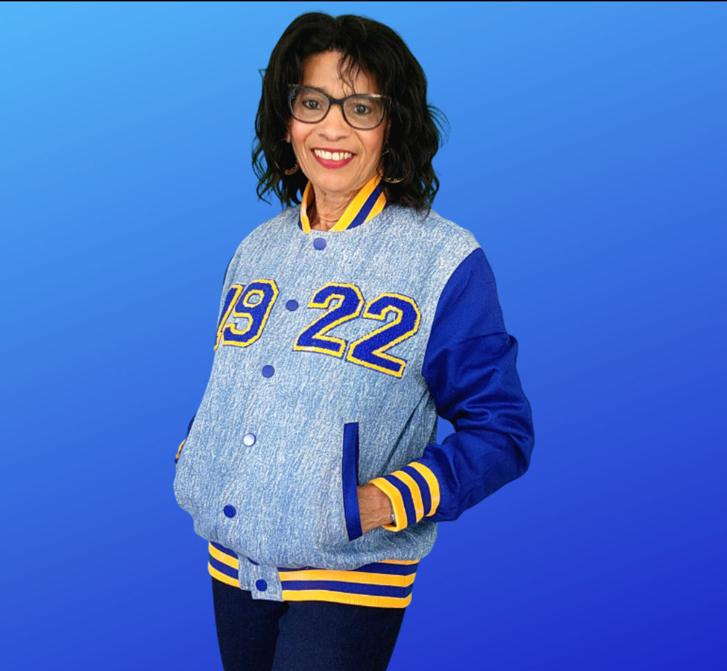 SGRho 1922 Denim Bomber Jacket