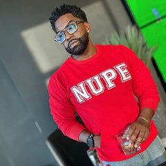 Kappa Nupe Chenille Pocket Crewneck