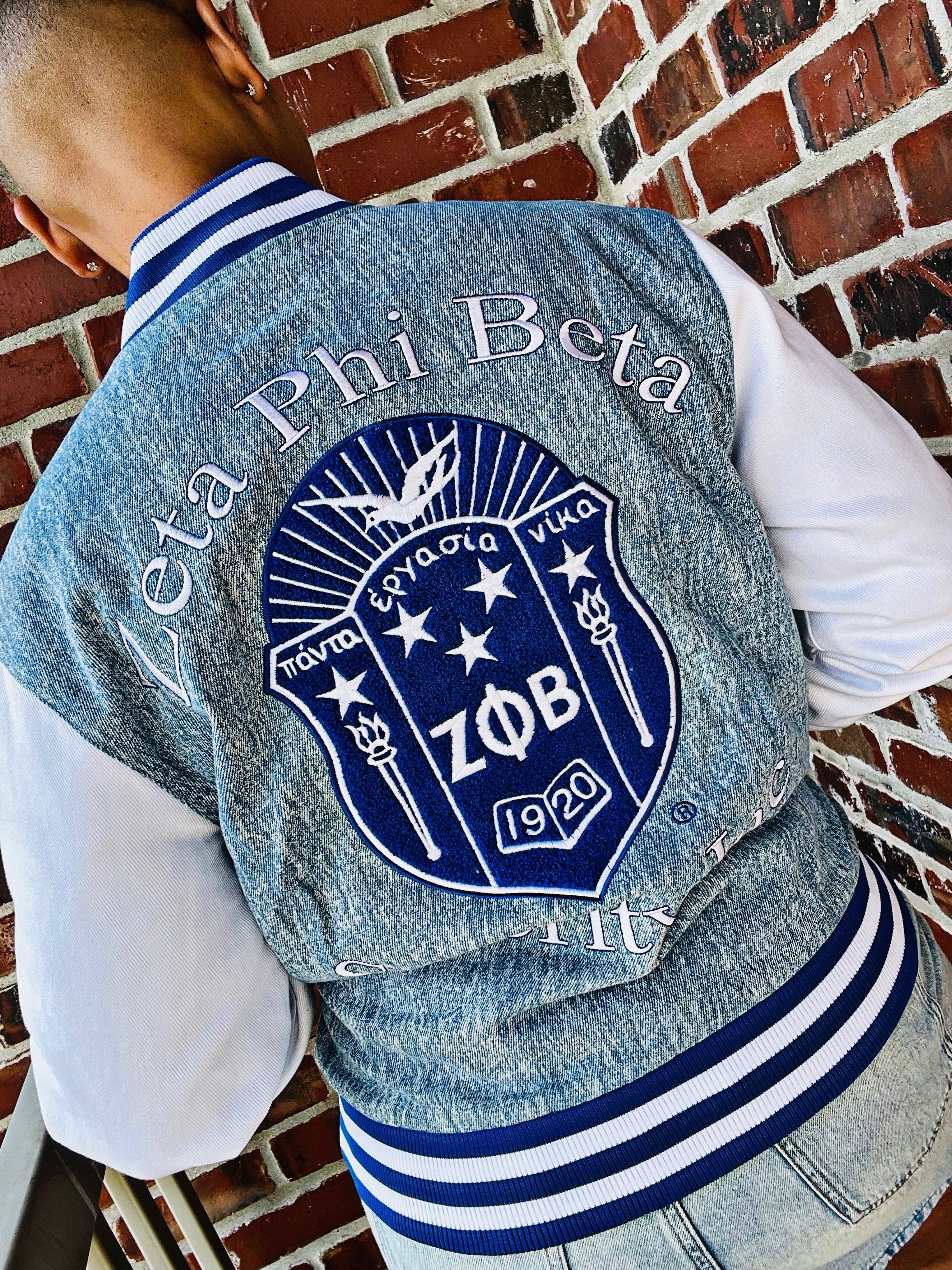 Zeta 1920 Denim Bomber Jacket