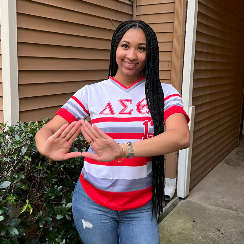 Delta Striped Baseball Jersey
