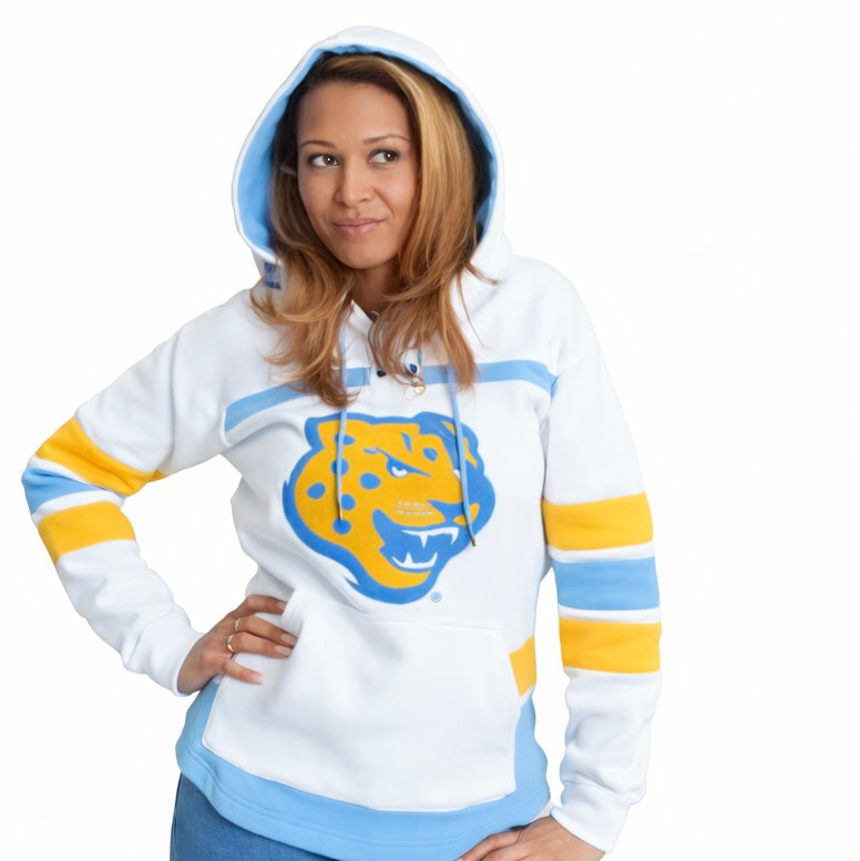 Southern University White Hockey Hoodie