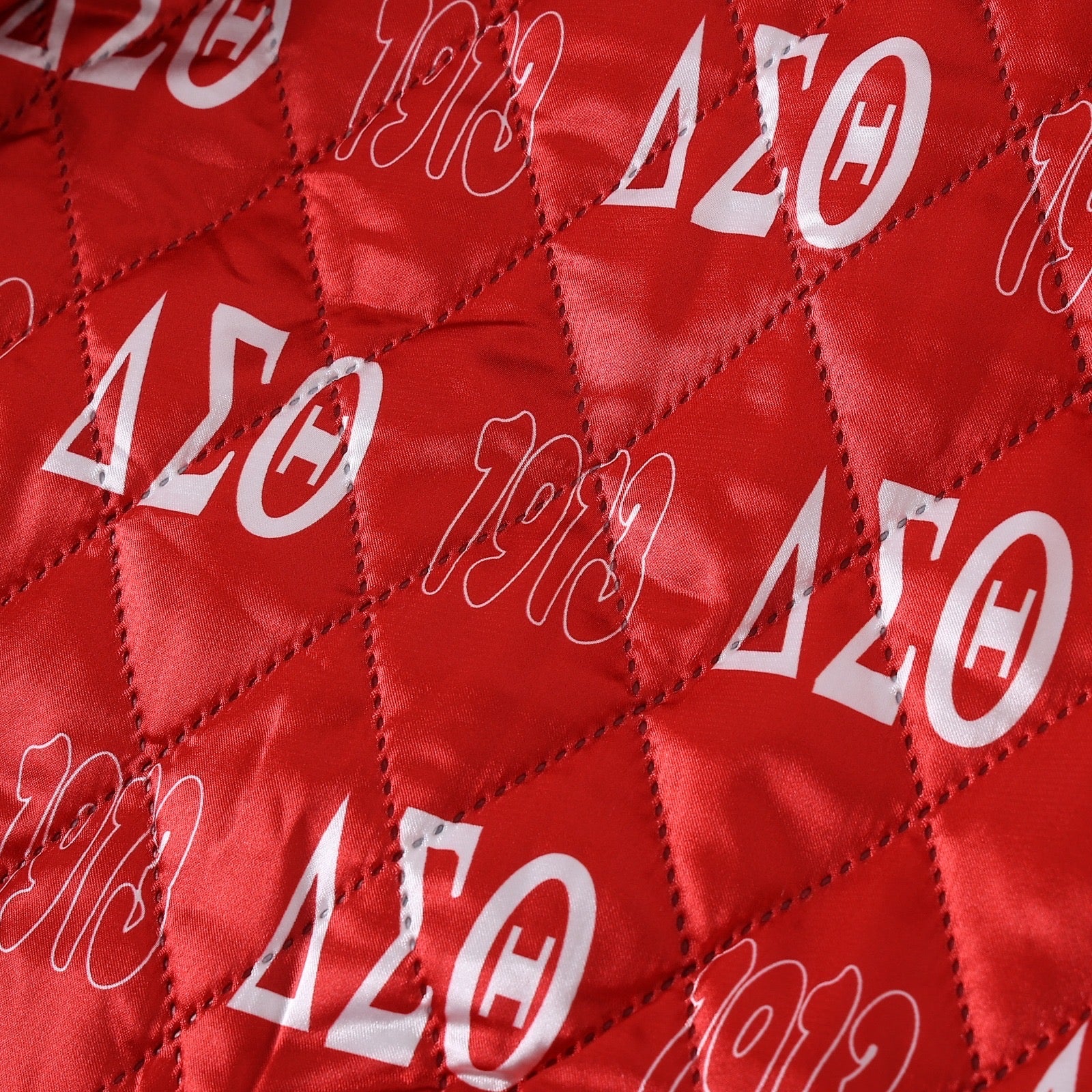 Black Delta Bomber Jacket Custom Lining