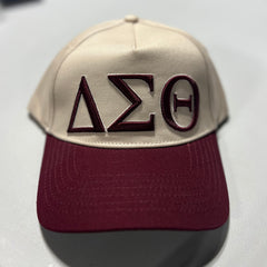 Delta Cream Snapback Hat