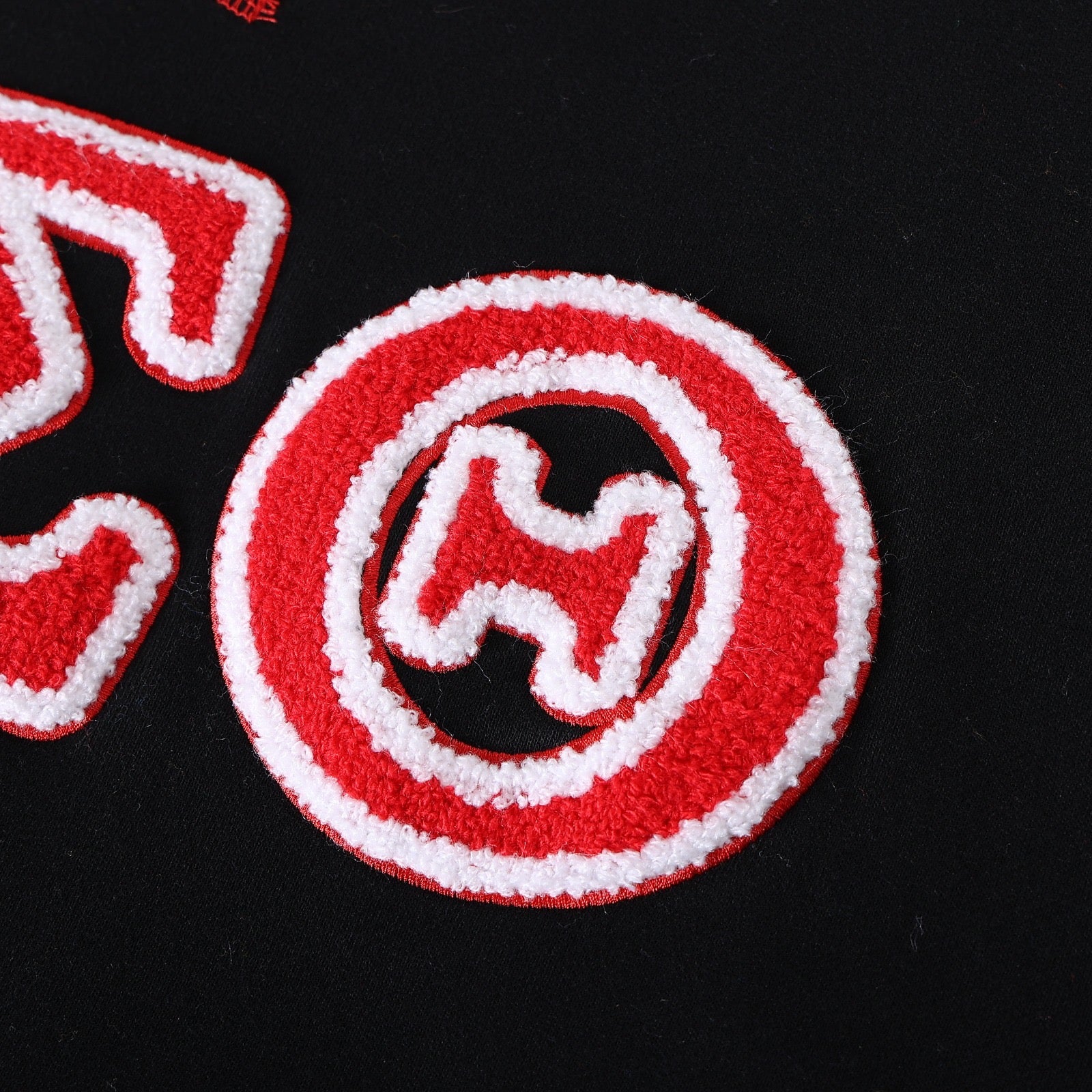 Delta Sigma Theta Black Chenille Crewneck
