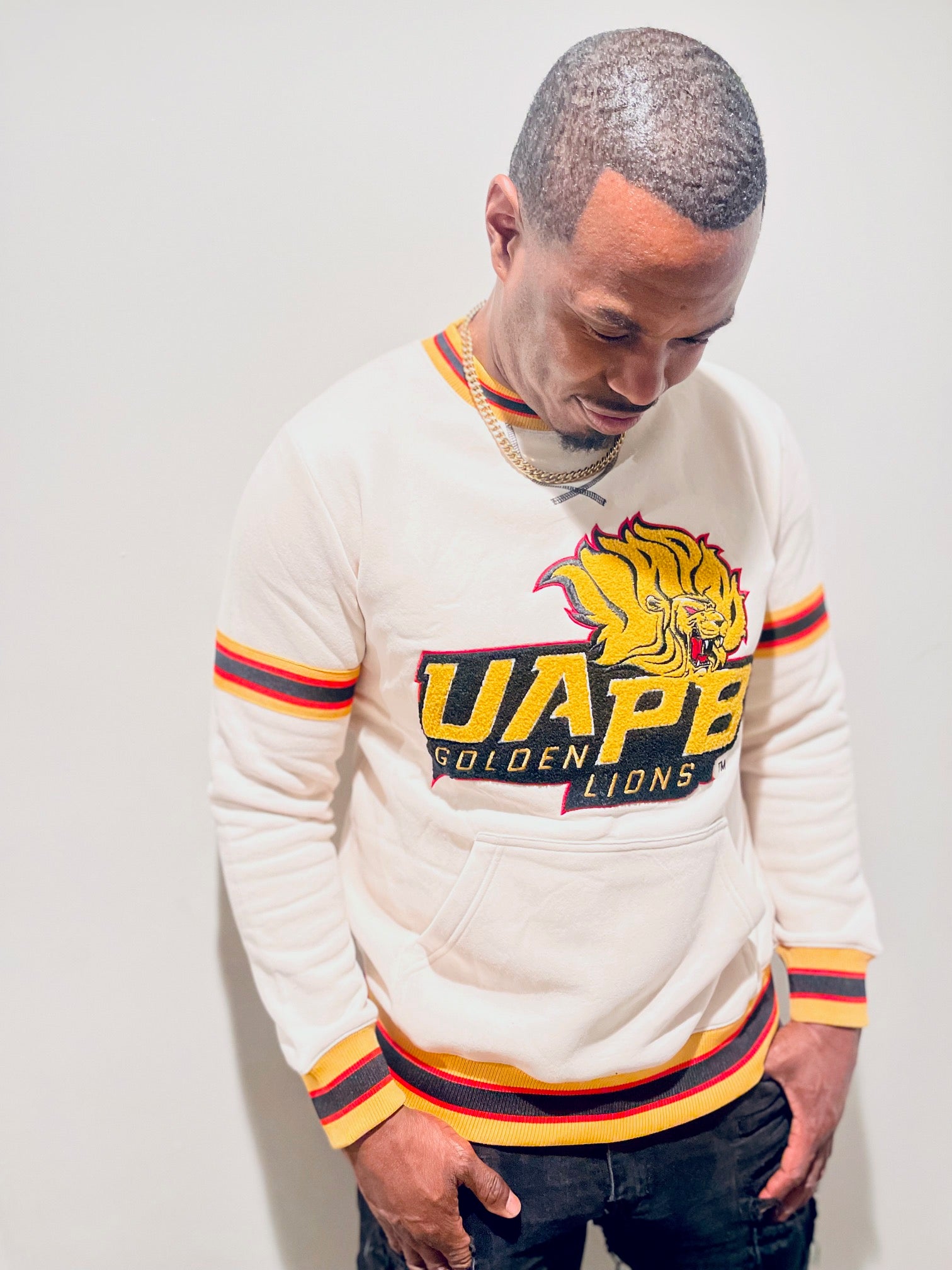 University of Arkansas at Pine Bluff Neutral Pocket Crewneck