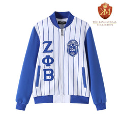 Zeta Phi Beta Pinstripe Tech Track Jacket