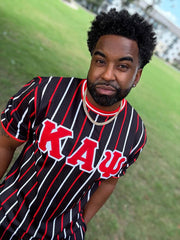 Kappa Pinstripe Baseball Jersey