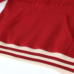 Delta Crimson Quarter Zip Sweatshirt Unisex