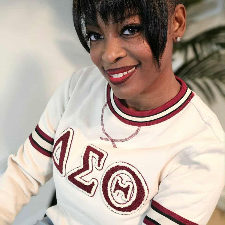 Delta Cream Chenille Crewneck