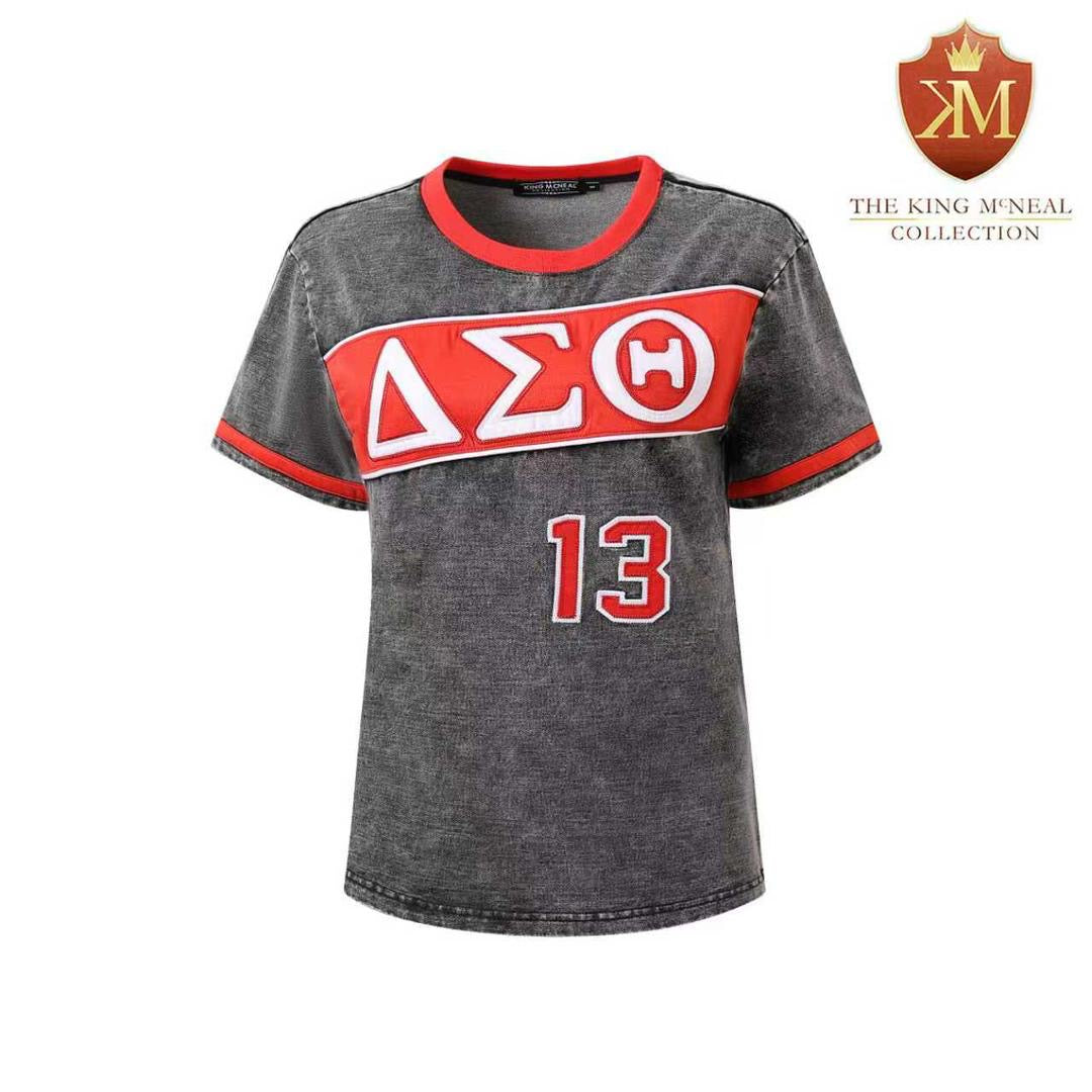 Delta Black Denim Jersey Shirt