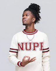 Kappa Nupe Neutral Chenille Crewneck