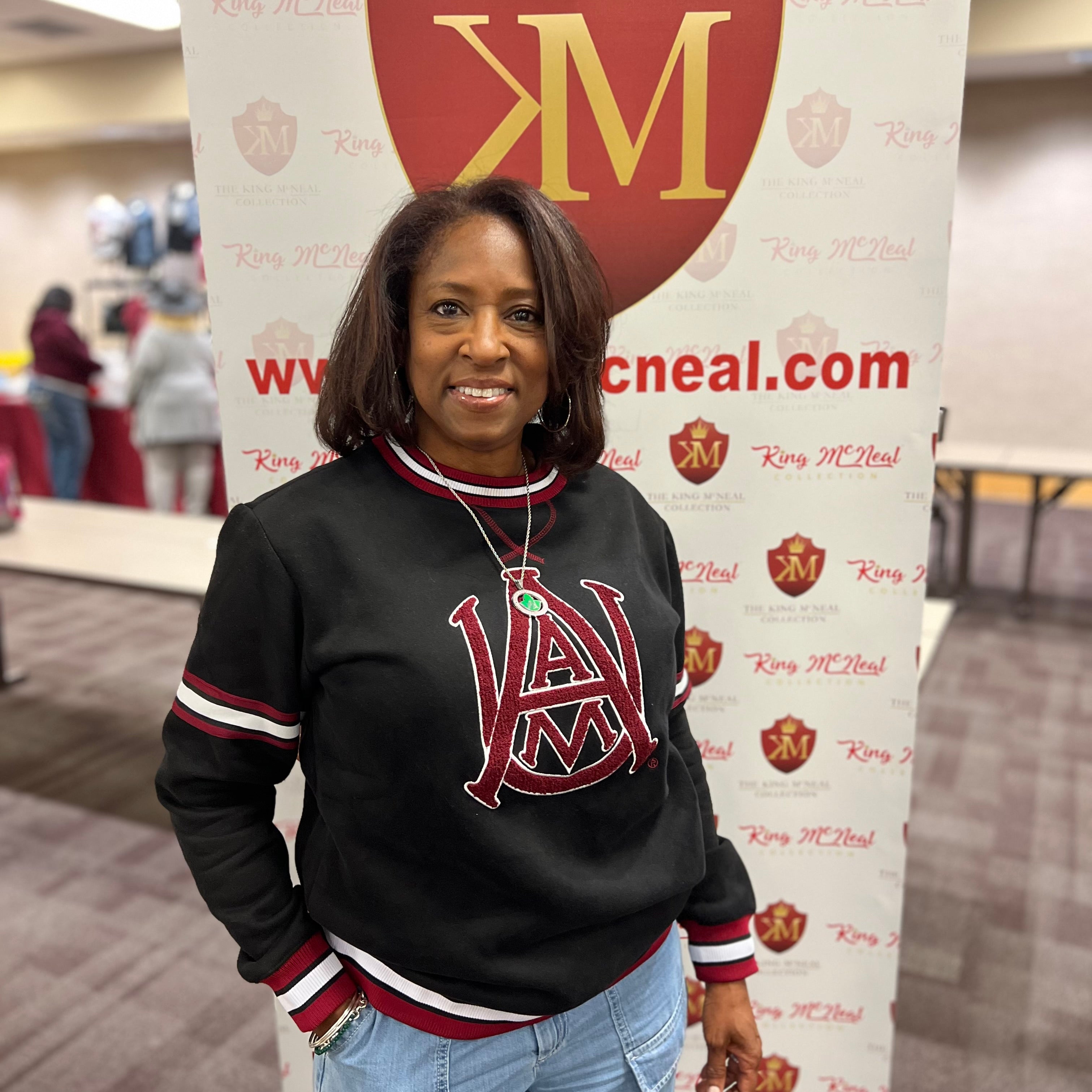 Alabama A&M Black Letter Crewneck