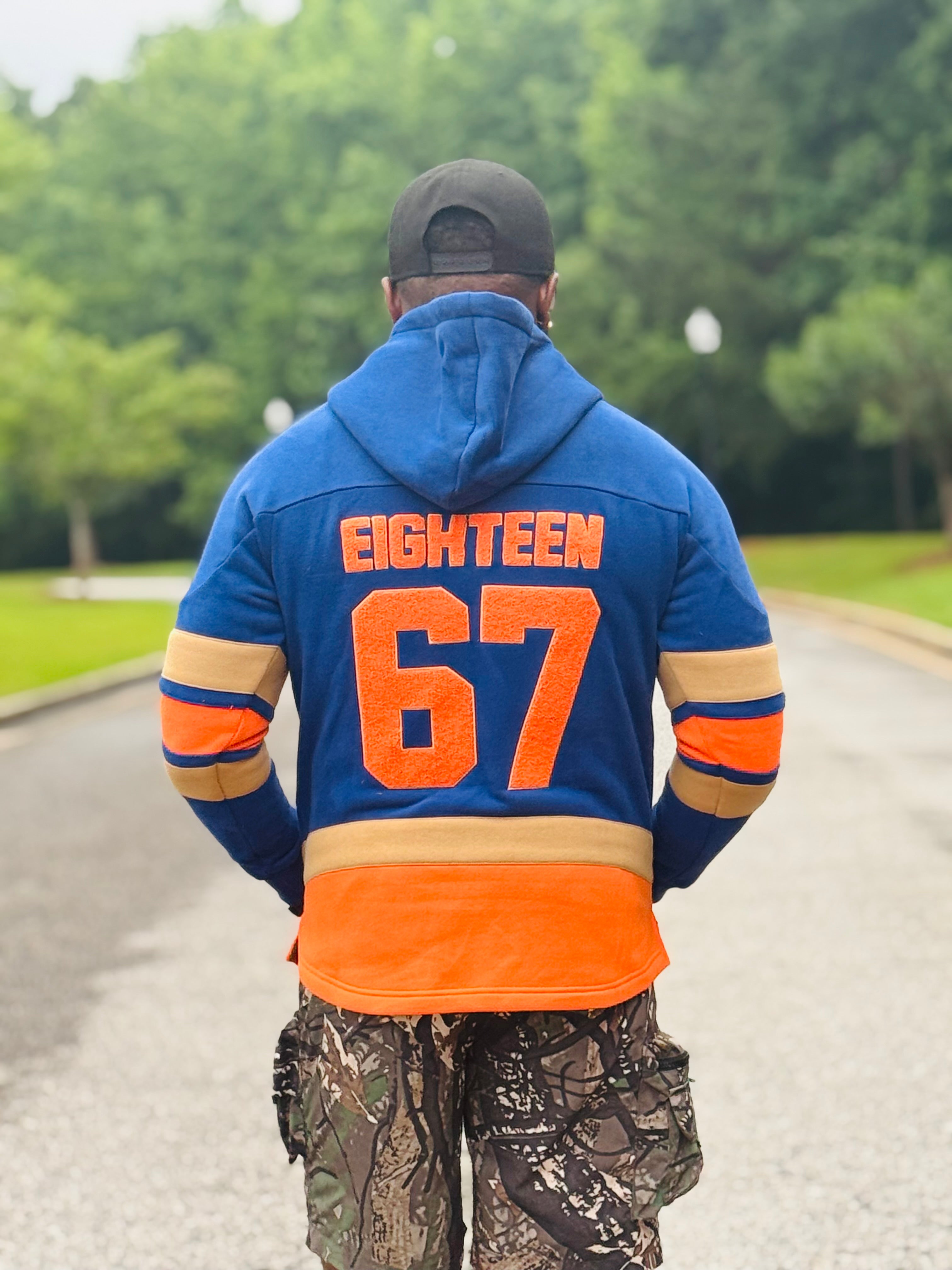 Morgan State Blue Hockey Hoodie