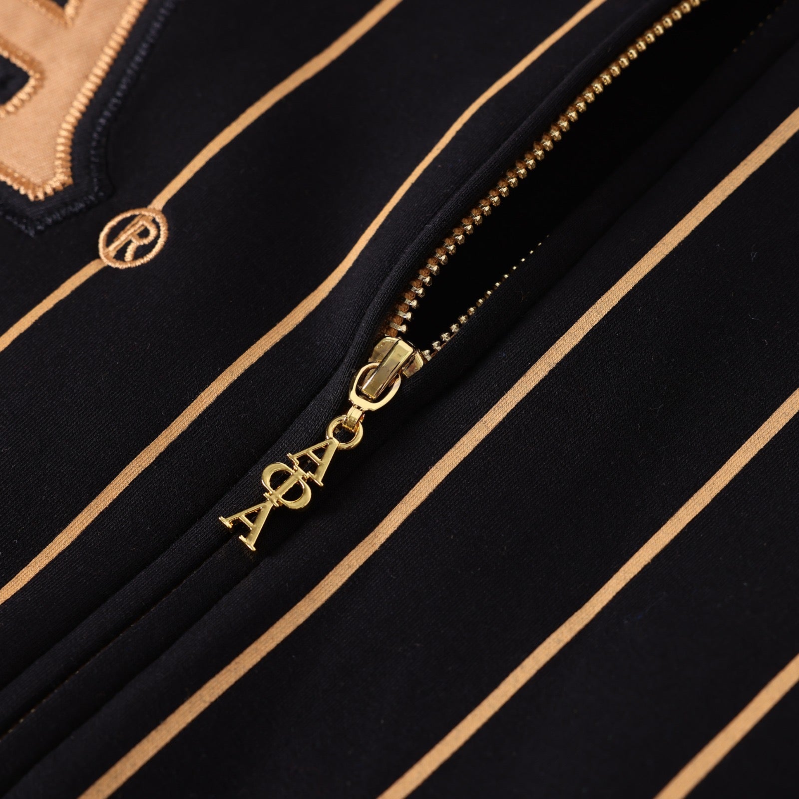 Alpha Pinstripe Tech Track Jacket