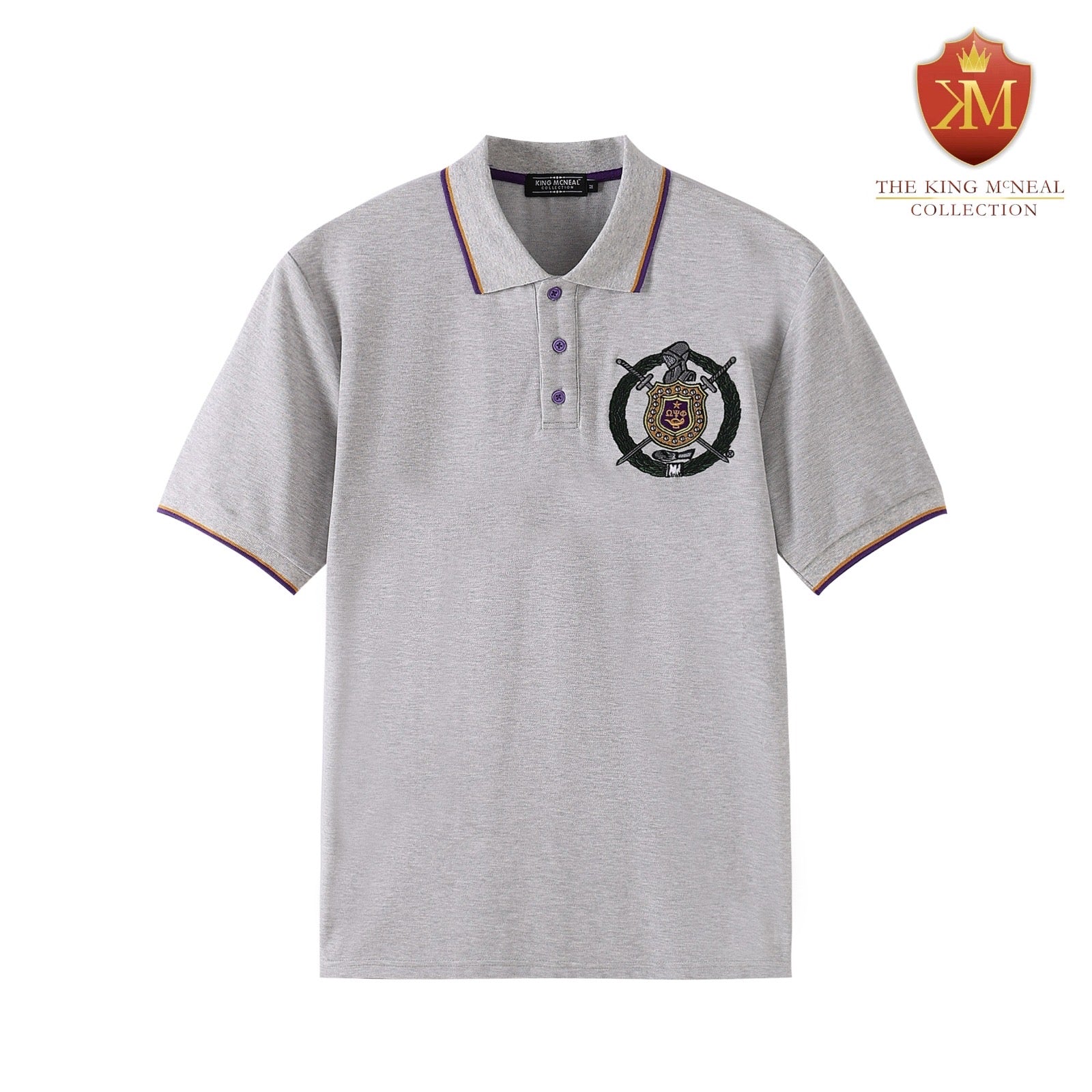 Omega Grey Premium Polo Shirt