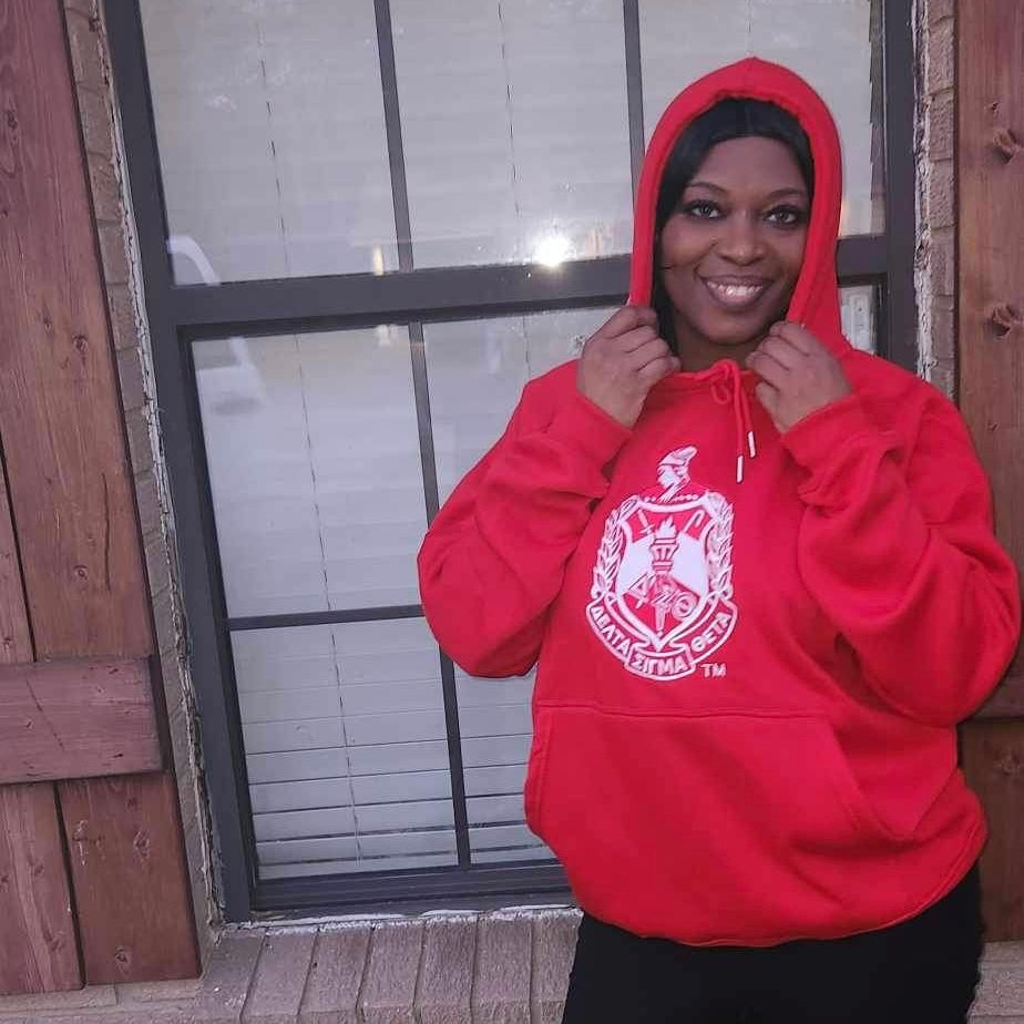 Delta Red Premium Crest Hoodie