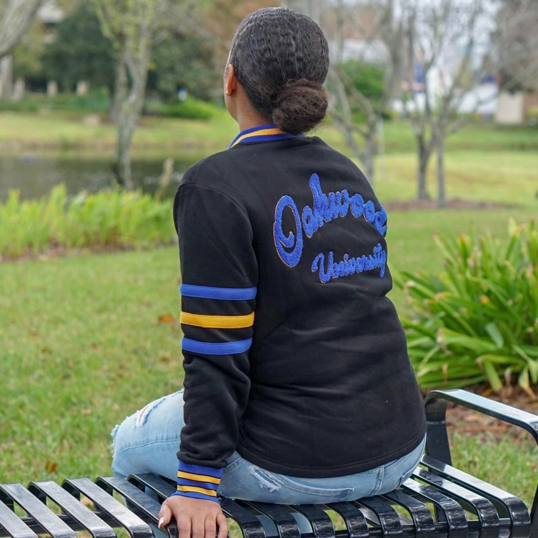 Oakwood Black Fleece Cardigan