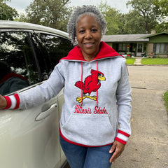 Illinois State University Grey Prep Hoodie