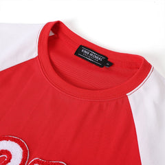 1913 Red Chenille Premium Raglan Shirt