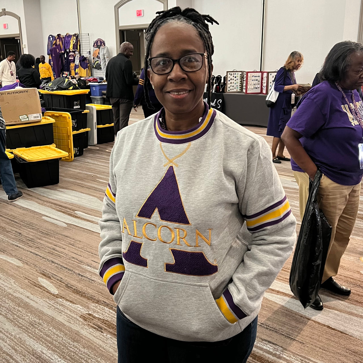 Alcorn State Grey Crewneck