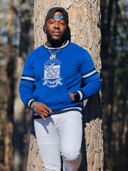 Phi Beta Sigma Blue Crest Chenille Crewneck sweatshirt
