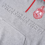 Delta Grey Quarter Zip Sweatshirt Unisex