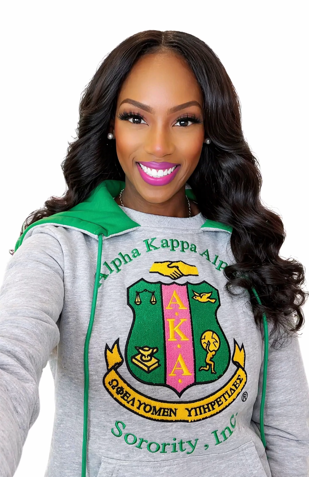 AKA Heather Grey Prep Unisex Hoodie