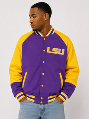 LSU Purple Fleece Jacket