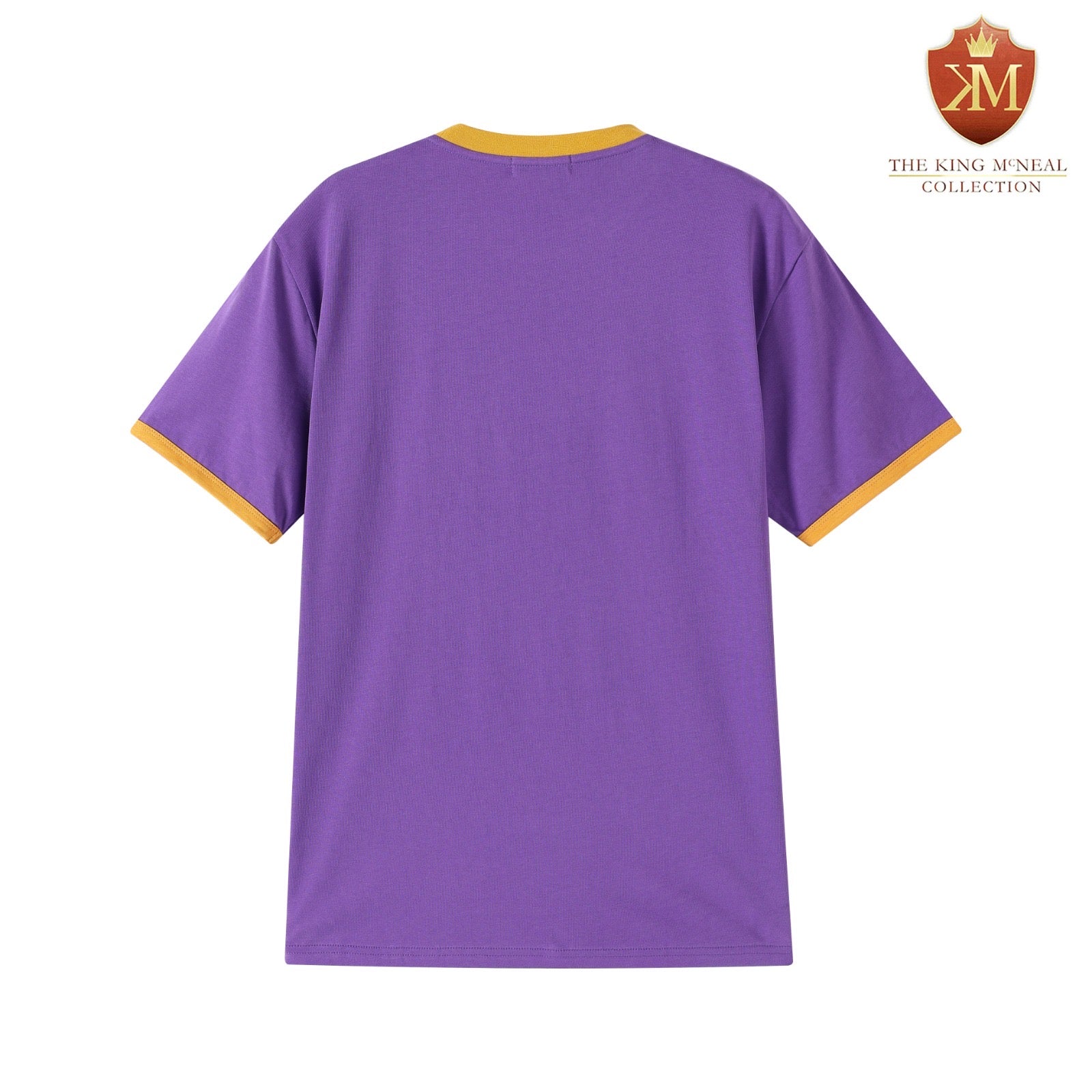 Omega Premium Purple Chenille Crest Ringer Shirt