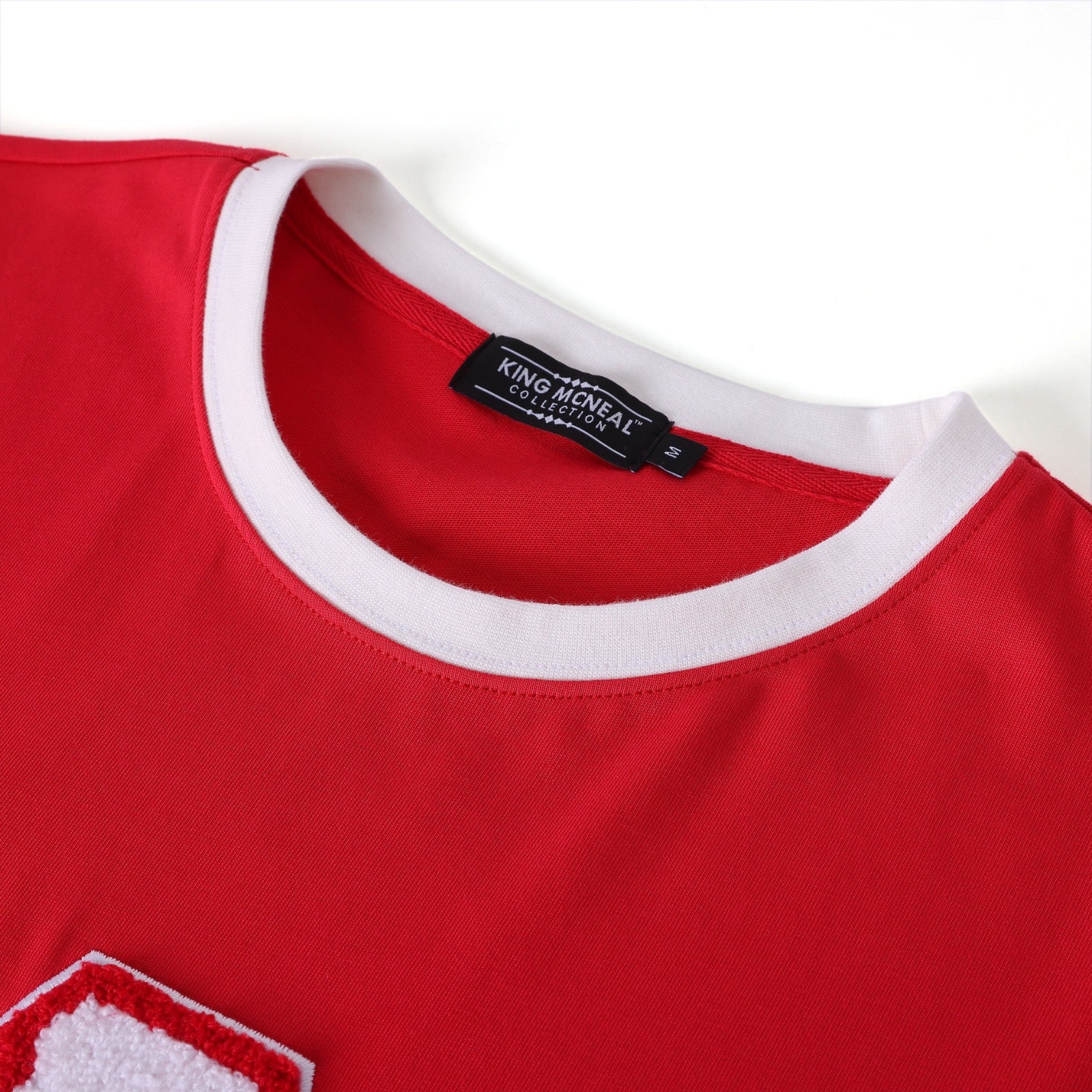 Kappa Red Chenille Letter Ringer Premium Shirt