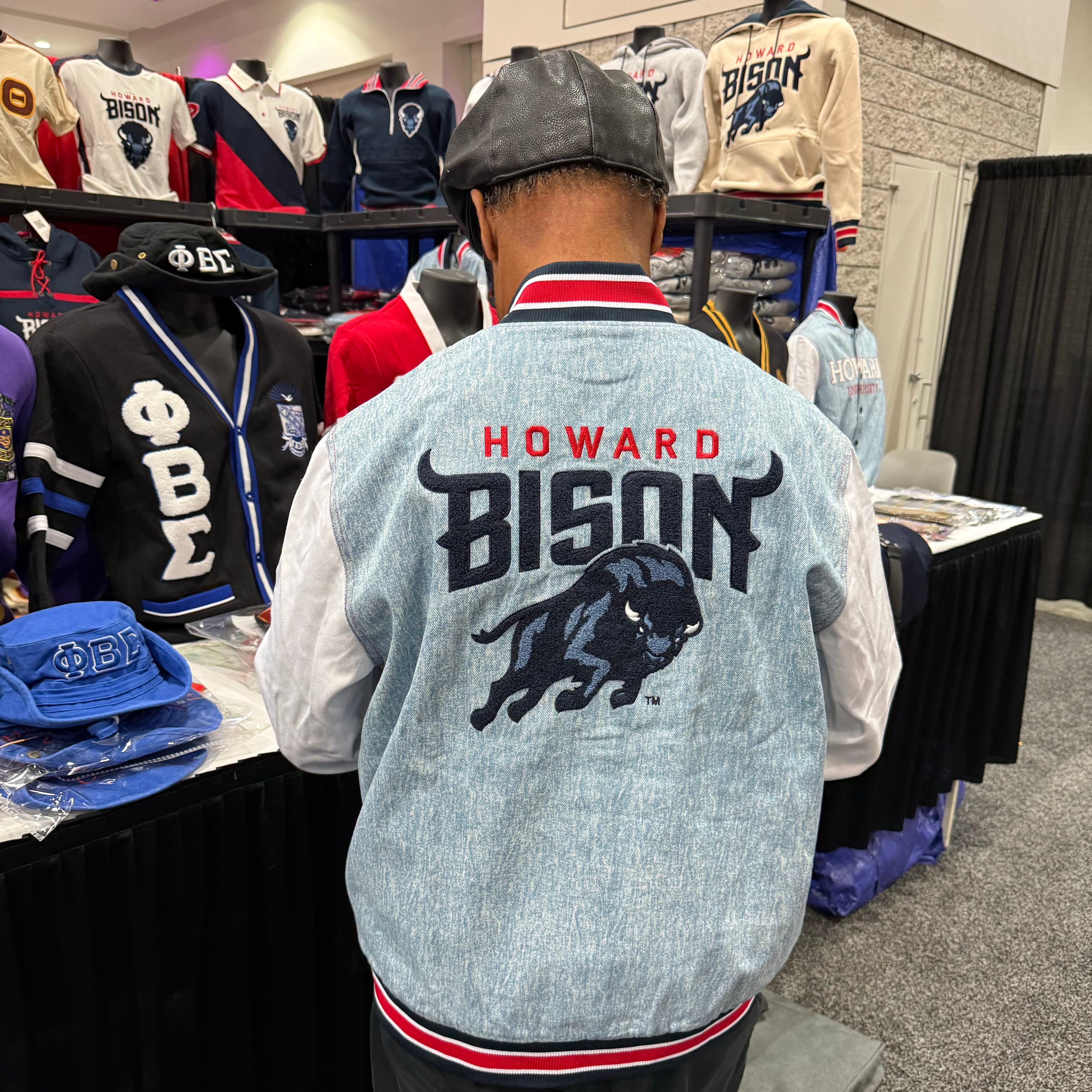 Howard University Denim Bomber