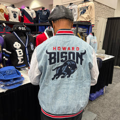Howard University Denim Bomber