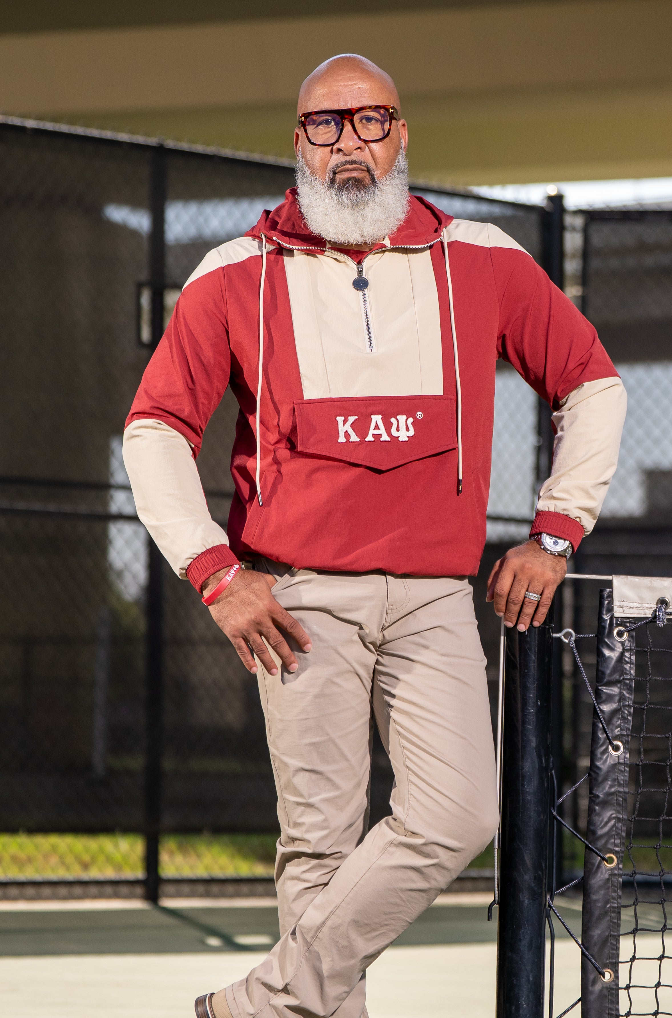 Kappa Krimson Windbreaker Tech Pullover