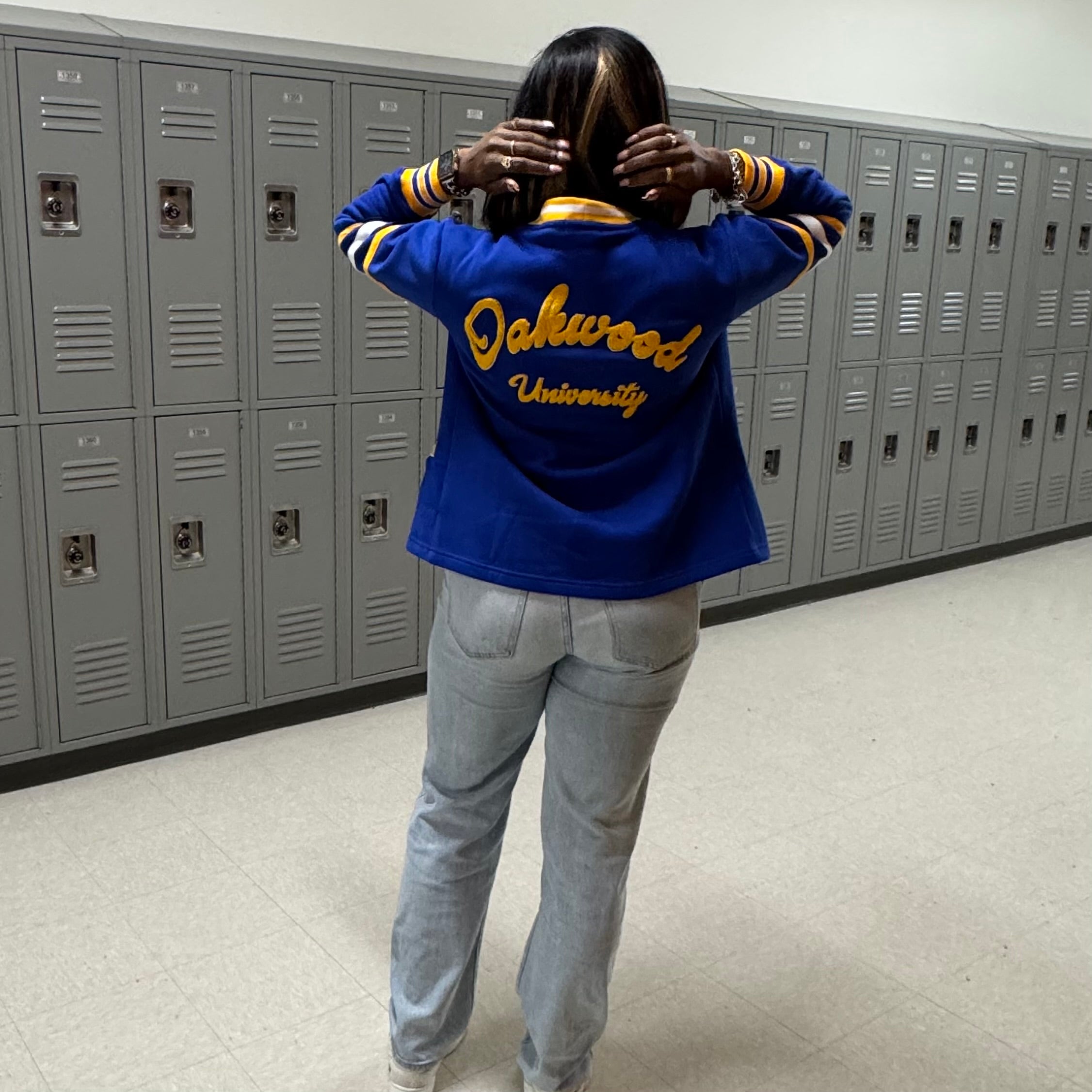 Oakwood Blue Fleece Cardigan