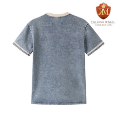 Delta Denim Cream Jersey Shirt