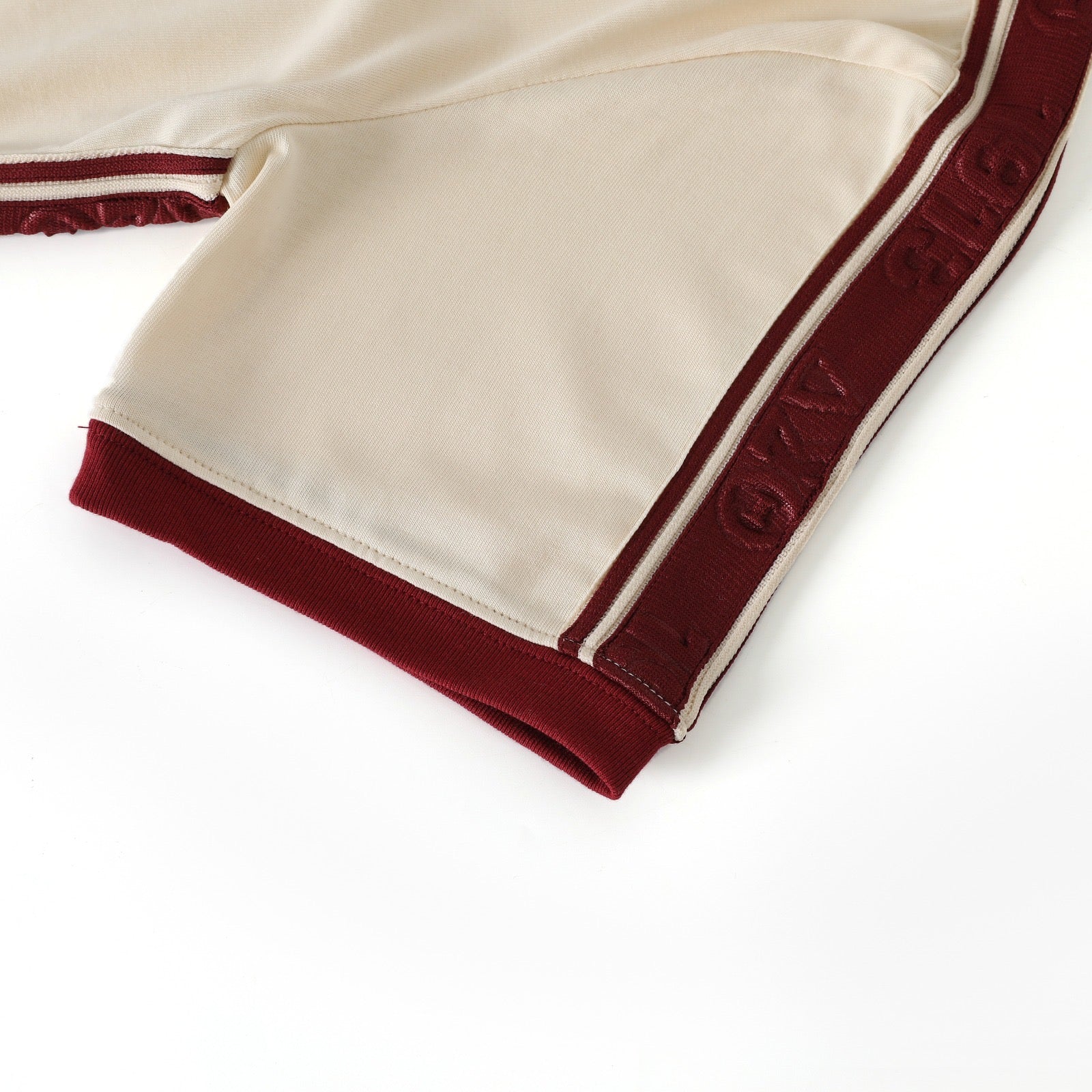 Delta Cream Tapered Embossed Crest Premium Shirt