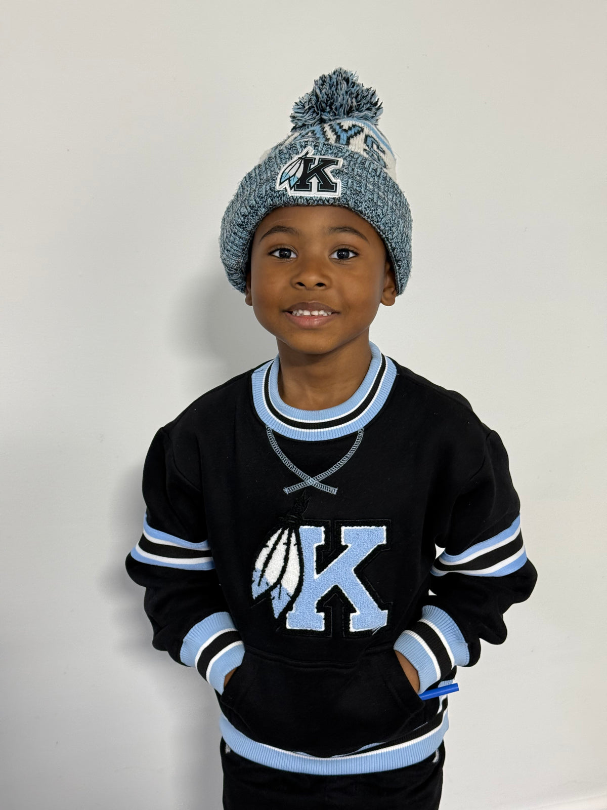 Kankakee Black Crewneck Sweatshirt