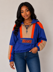 Morgan State Blue Windbreaker Tech Pullover