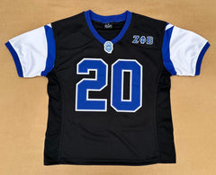 Zeta Black Football Jersey