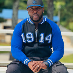 Sigma 1914 Black Varsity Fleece Jacket