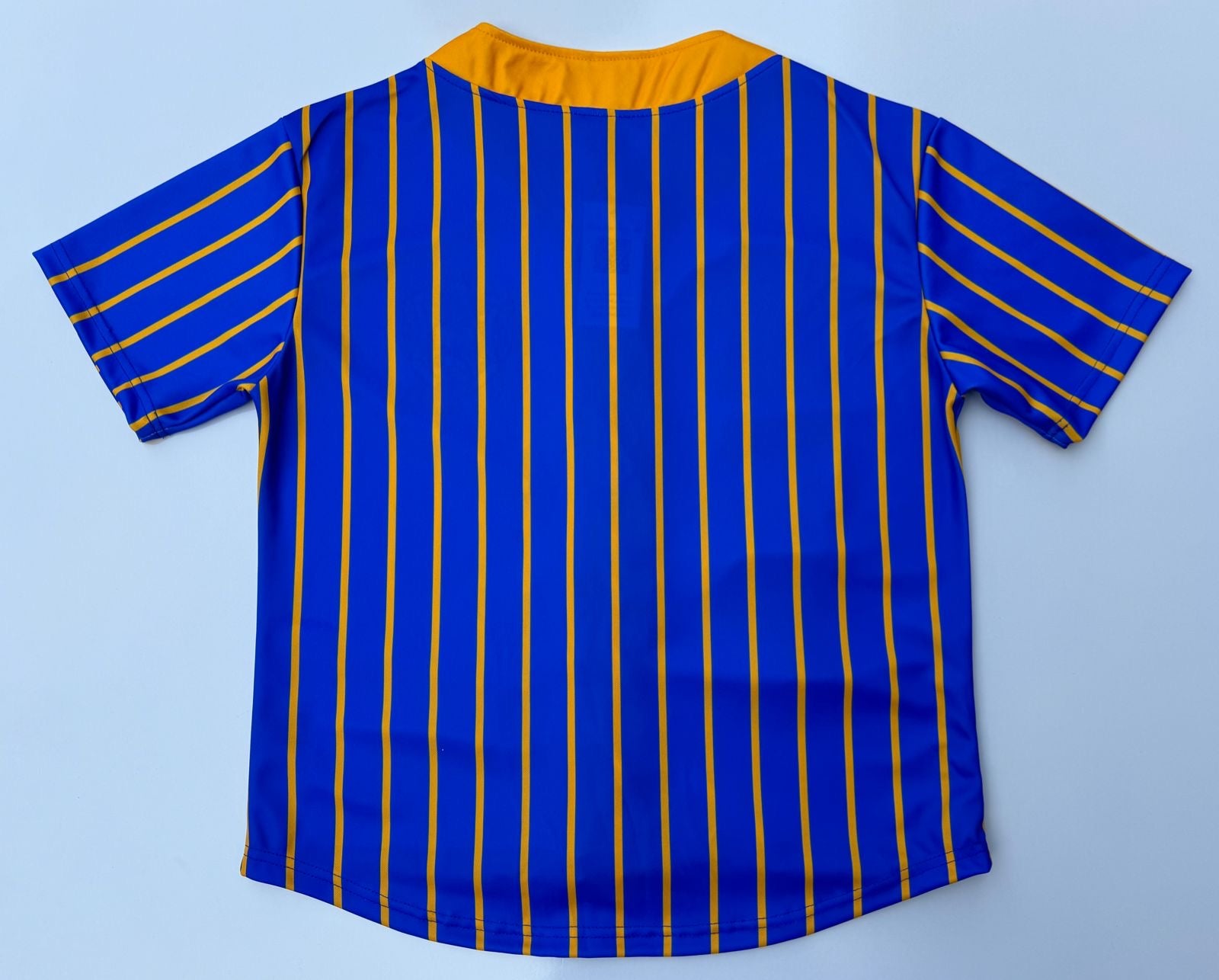 SGRho Blue Button Up Baseball Jersey