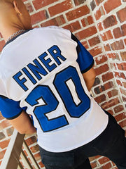 Zeta White Football Jersey