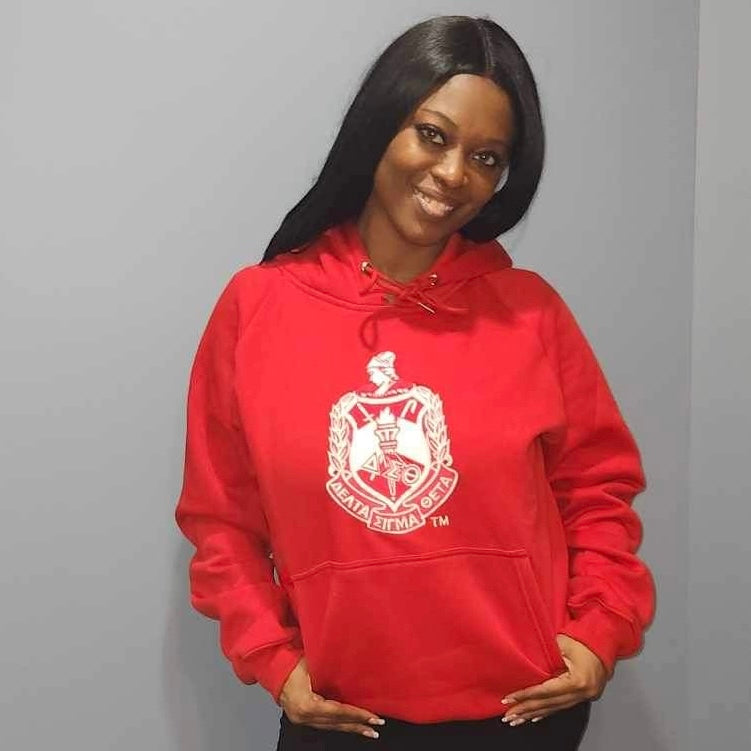 Delta Red Premium Crest Hoodie