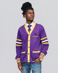 Alcorn Purple Fleece Cardigan