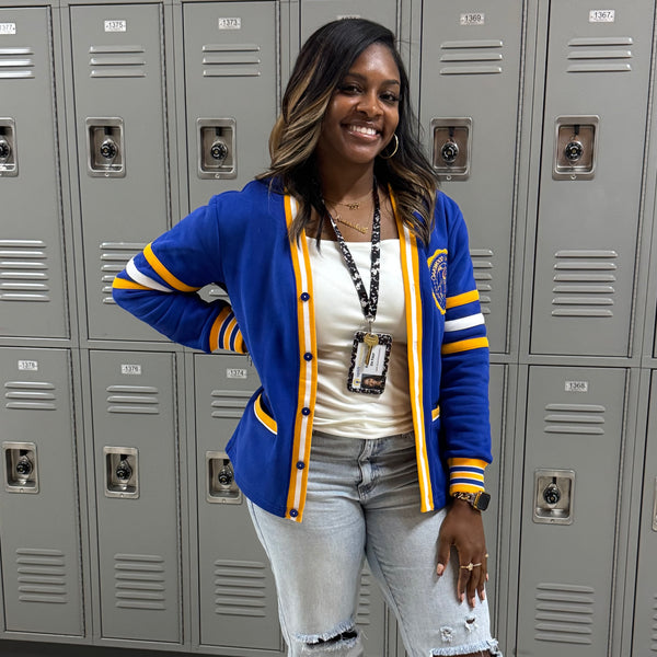 Oakwood University Blue Fleece Cardigan – The King McNeal Collection